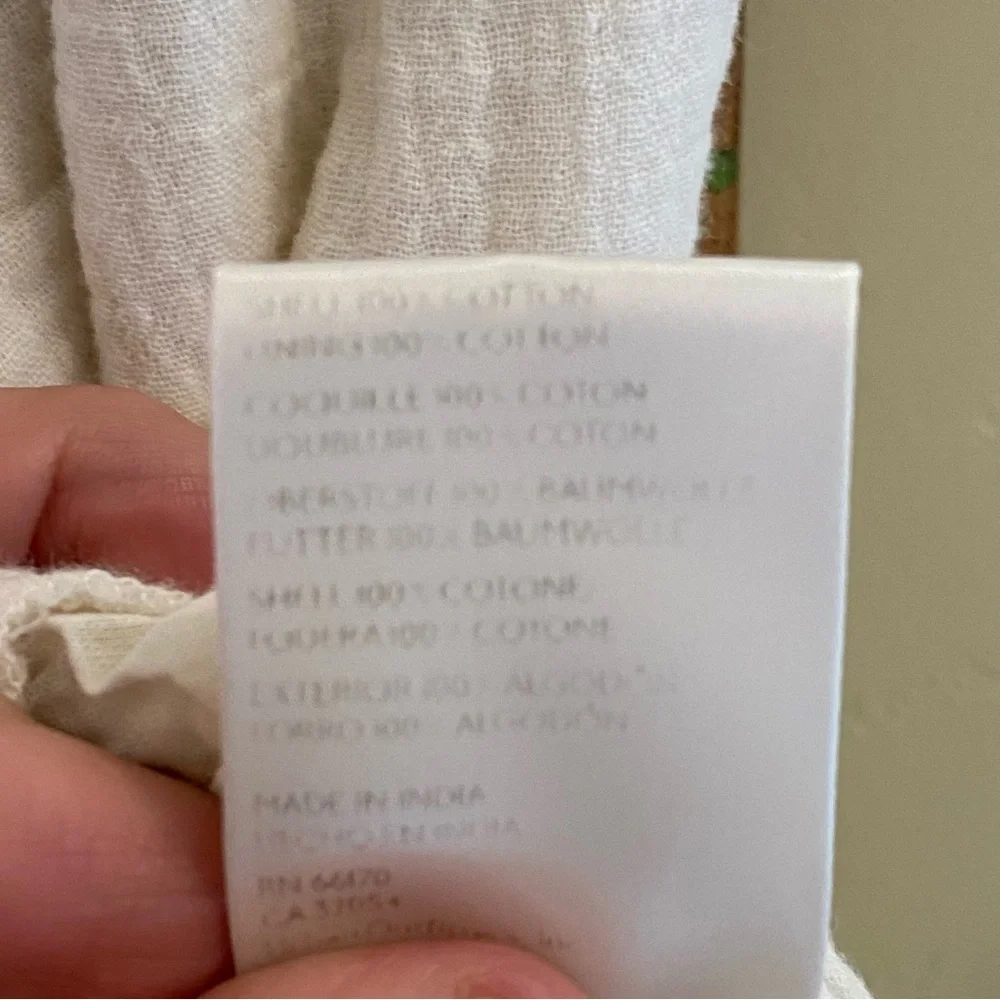 Free People New Natural Cerine Ruched Midi Skirt in Ivory NWOT - Picture 16 of 16